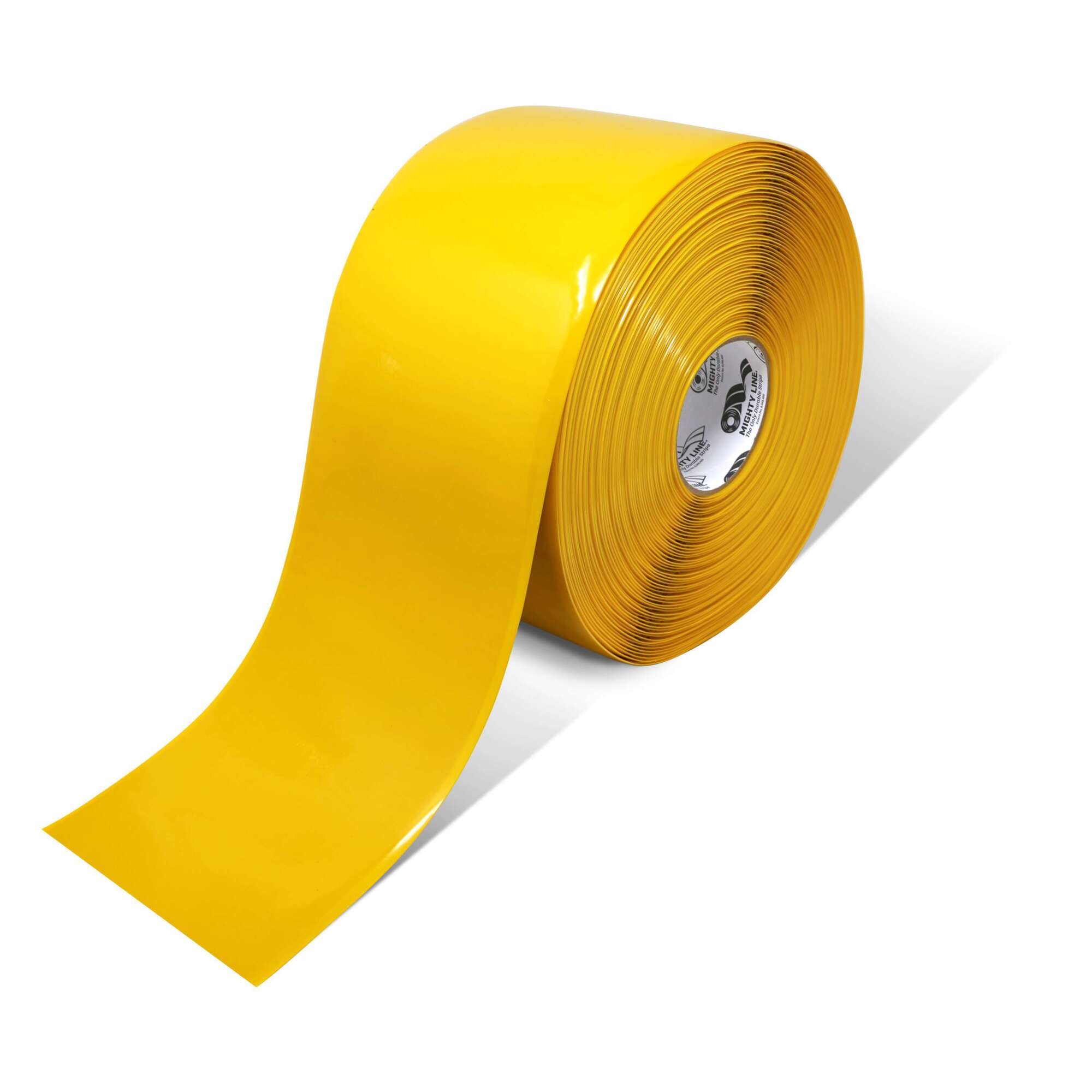 Mighty Line Solid Color Tape — 6in. x 100ft., 50 Mil, Yellow, Model# 6RY